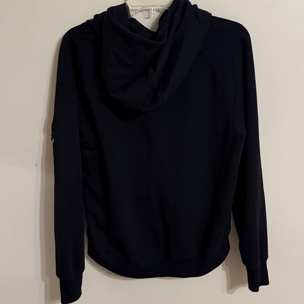 Indyeva Bunda Il Pullover Fleece Hoodie in Black Size Small Athleisure Comfort - Picture 7 of 7